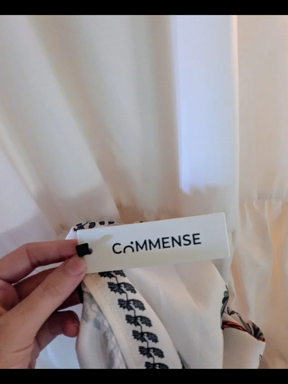 Commense Cream Floral Embroidered Maxi Dress - Picture 11 of 13